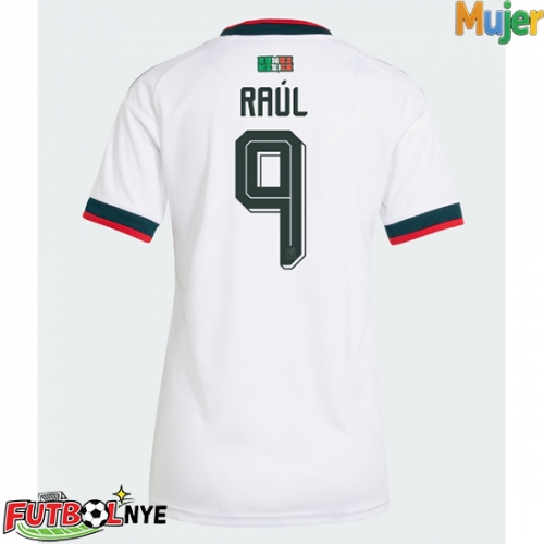 Camiseta México Raul Jimenez #9 Visitante Equipación para mujer Mundial 2026 manga corta